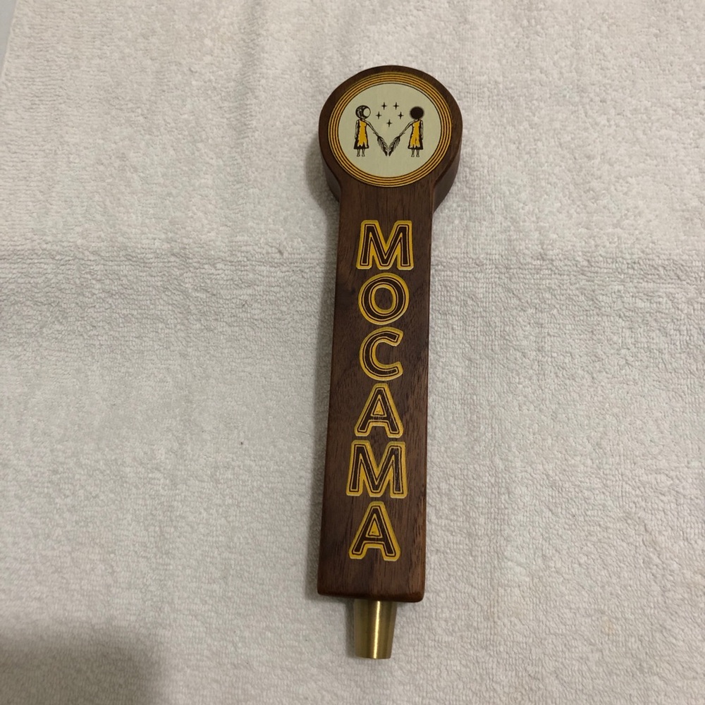 Mocama Brewing Company beer tap handle.